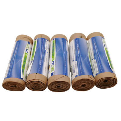 Eco-Friendly Wholesale Cornstarch Custom Color Printed 100% Biodegradable Compostable Plastic Garbage Bags on Roll