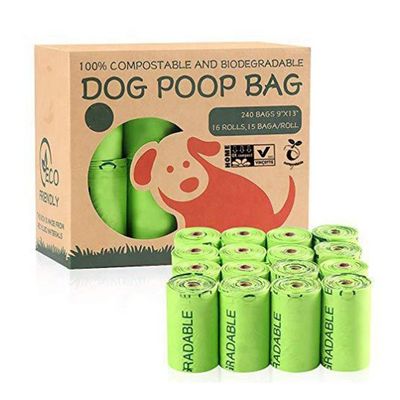 Logo personalizzato Disegno Hot Selling Wholesale 100% Biodegradable Dog Poop Bag per la pulizia