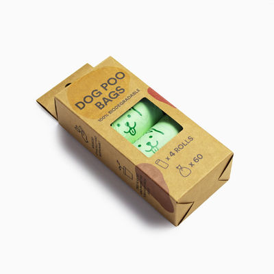 Buon prezzo Cina fabbricazione vendita a caldo sostenibile compostabile biodegradabile logo personalizzato eco-amichevole amidace di mais senza profumo sacchetto per animali domestici in linea