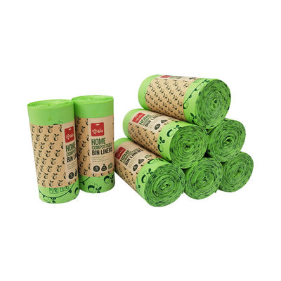 Borsa di rifiuti compostabili in rotolo