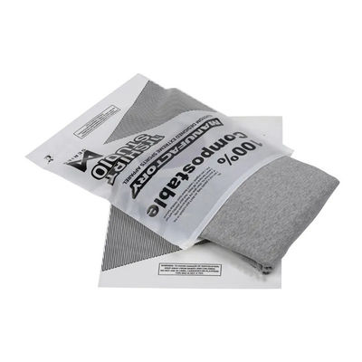 Buon prezzo Biodegradabile Compostabile Zip Lock Sacchetti da abbigliamento Imballaggio Dimensioni personalizzate in linea