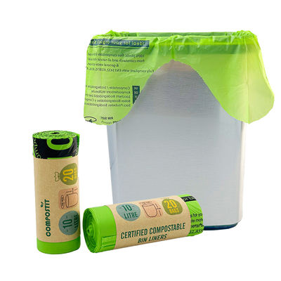 Buon prezzo Manicotto a onde compostabile sacchetti della spazzatura carta imbottita per cucine Camere da letto in linea