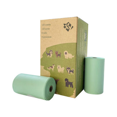 Buon prezzo Sacchetti di cacca per cani compostabili a capo piatto Sacchetti di cacca per cani ecologici monouso in linea