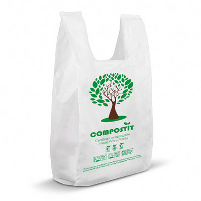 Sacchetti di plastica biodegradabili, certificati, compostabili e stampati su misura