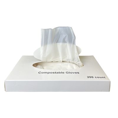 Buon prezzo Guantoni 100% compostabili, monouso e senza lattice Guantoni monouso per il servizio alimentare e delle bevande, guantoni per la preparazione e la cottura degli alimenti, rispettosi dell'ambiente. in linea