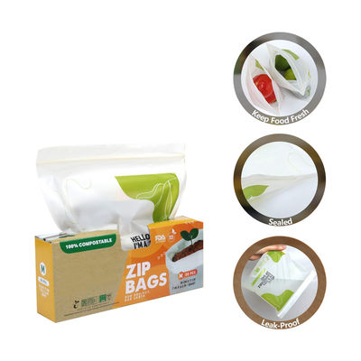 Buon prezzo Ingrosso Sostenibile Eco-Friendly 100% Biodegradabile extra Rafforzare sacchetti trasparenti di imballaggio a cerniera compostabili per lo stoccaggio degli alimenti in linea