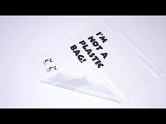 Biodegradabile Compostabile Zip Lock Sacchetti da abbigliamento Imballaggio Dimensioni personalizzate