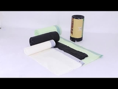 Sacchetti da spazzatura a corde trascinanti compostabili con scatola distributore al dettaglio