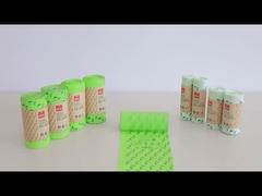 Manicotto a onde compostabile sacchetti della spazzatura carta imbottita per cucine Camere da letto